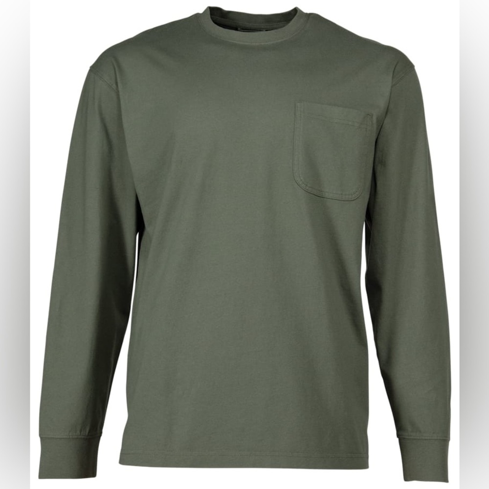 RedHead Men's Olive Green Long Sleeve Shirt Size M